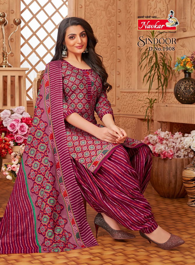 Navkar Sindoor Vol 19 Cotton Readymade Suit Catalog
